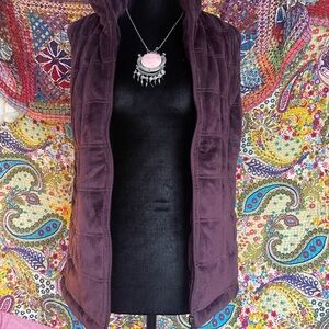 Velvet Plum Vest
